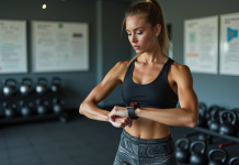 L’EMOM expliqué : tout ce qu’il faut savoir pour débuter Femme en entraînement dans une salle de sport moderne