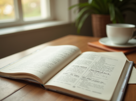 Les erreurs courantes entre j’aurais ou j’aurai et comment les éviter Livre de grammaire ouvert avec notes sur jaurais et jaurai