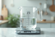 Verre mesure d'eau à 40 cl avec balance précise